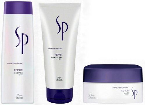 Wella , SP System Professional Repair Trio Shampoo 250 ml + balsamo 200 ml + ... by  (manuale in