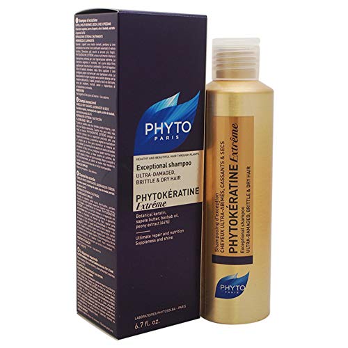 Phyto keratine Extreme Shampoo D'Eccezione alla Cheratina per Capelli Molto Rovinati e Secchi, Formato da 200 ml