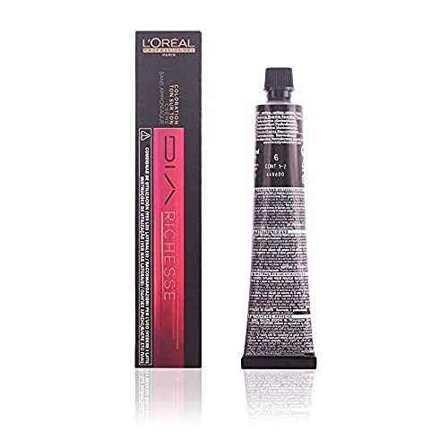 L'Oreal L'Oréal Dia Richesse Colore Professionale per Capelli, 6 Biondo Scuro, 50 ml