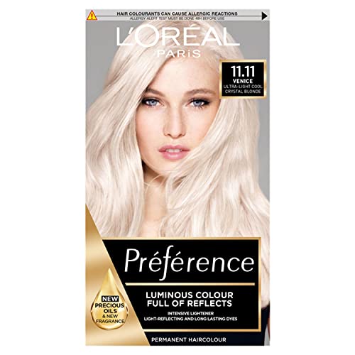 L'Oreal Preference, tintura permanente per capelli, 11. Biondo cristallo molto chiaro