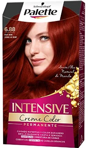 Schwarzkopf Palette Intensive Colore Crema Permanente per Capelli, Tone 6.88 Rosso Rubino