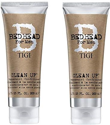 Tigi 2 X  Bed Head For Men Clean Up Pepper Mint Balsamo 200 ML