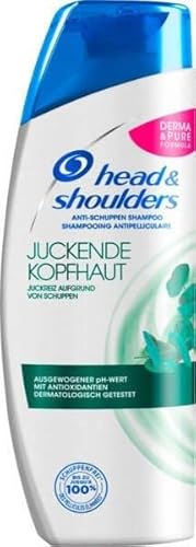 Head & Shoulders Shampoo antiforforfora prurito fino al 100% di protezione della forfora, 300 ml