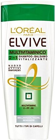 L'Oreal Multivitaminico 2 In 1 Shampoo + Balsamo 400 Ml