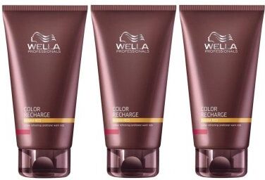 Wella Color Recharge Balsamo professionale professionale per rinfrescare i colori, 3 x 200 ml