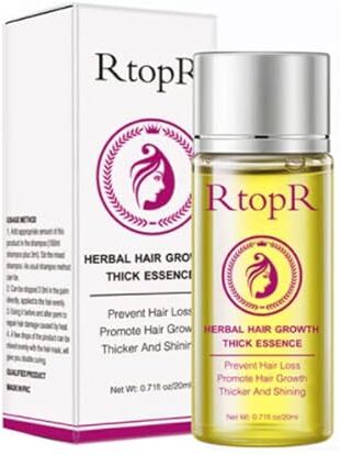 Generic Crescita Dei Capelli A Base Di Erbe Liquido Anti-perdita Dei Capelli Promuove Dense E Veloce Crescita Dei Capelli Olio Essenziale 20ml