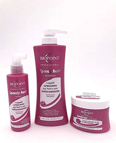 BIOPOINT PROFESSIONAL KIT CAPELLI SPEEDY HAIR SHAMPOO + MASCHERA + SPRAY   CRESCITA PIU' RAPIDA