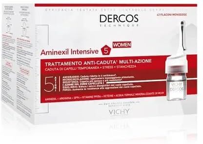 Generic Vichy Dercos Aminexil Intensive 5 Donna 42 fiale Fiale anticaduta capelli donna