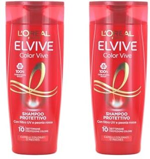 Generic Elvive ColorVive Shampoo protettivo per capelli colorati o mèches, 250 ml (2 unità)