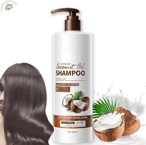 Generico Coconut Oil Shampoo & Hair Mask, Coconut Shampoo, 2024NEW Herbal Essence Coconut Milk Shampoo, Natural Organic Nourishing Moisturizing Refreshing Oil Control (Shampoo)