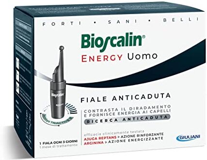 Bioscalin ENERGY FIALE ANTICADUTA UOMO 10 Fiale da 3,5 ml 1 MESE DI TRATTAMENTO