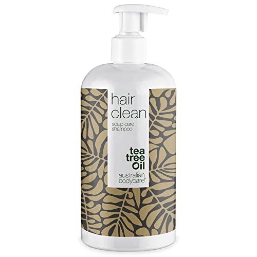 Australian Bodycare Hair Clean 500ml   Shampoo al Tea Tree Oil antiforfora e antiprurito   Per cuoio capelluto secco, pruriginoso e squamoso   Sollievo contro psoriasi, eczema, brufoli   100% vegano