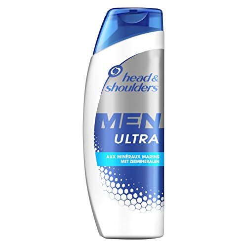 Head , Men Ultra Male Care Shampoo Antiforfora, per una pelle perfettamente pulita con x minerale x marinai, 450 ml