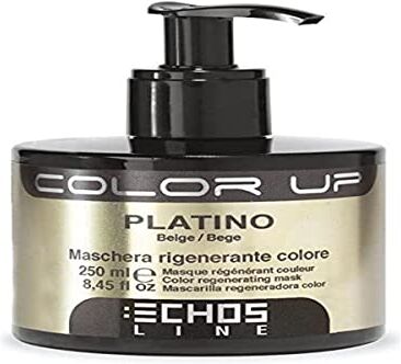 ECHOSLINE Color Up Maschera Rigenerante Colore Platino (Nuance Beige) 250ml