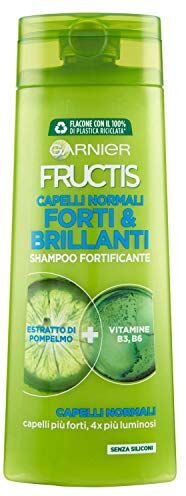 Garnier Shampoo Fructis Capelli Normali, Concentrato Attivo di Frutti, Capelli Forti e Brillanti, 250 ml