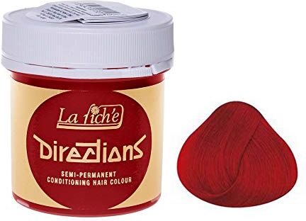 La Riche 2 X  Directions Semi-Permanent Hair Color 88ml Tubs Pillarbox Red