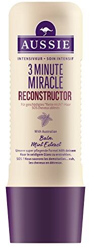 Procter & Gamble Aussie 3 Minute Miracle Reconstructor Trattamento Intensivo per Capelli Danneggiati, 1er Pack (1 X 250 ML)