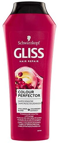 Schwarzkopf Gliss – Ultimate: Shampoo – per capelli colorato o con Stoppini, Paccoa da 3 x 250 ml