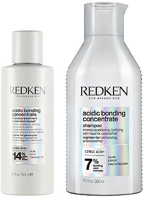 REDKEN Shampoo professionale Acidic Bonding Concentrate ABC, Azione Riparatrice &   Trattamento Intensivo Pre-Shampoo per Tutti i Tipi di Capelli Danneggiati e Fragili