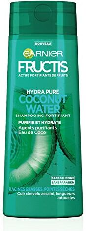 Garnier Fructis Shampoo Fortificante Hydra Pure Coconut Water da 250 ml.