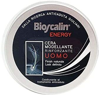 GIULIANI Bioscalin Energy Cera Modellante Rinforzante Uomo da 60ml Finish Naturale Opaco