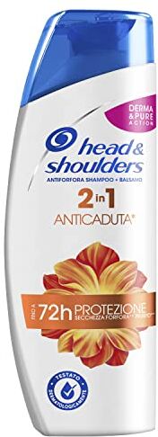 Head Shampoo e Balsamo 2in1 Anticaduta e Antiforfora, per Capelli, 225 ml