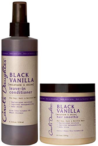 Generic Carol's Daughter Black Vanilla Leave-in Conditioner 236ml & Smoothie 226g