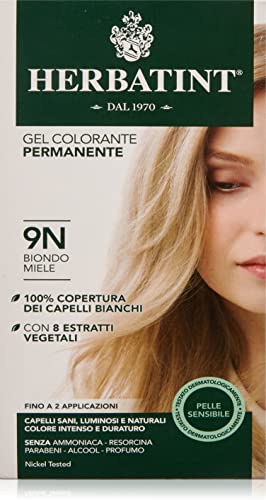 Herbatint Gel Colorante Permanente 9N Biondo Miele 150ml