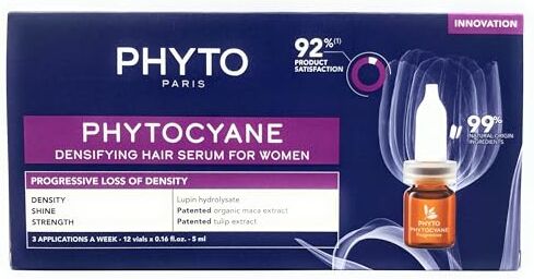 Phyto ciano trattamento anti-caduta donna caduta progressiva 12x5ml