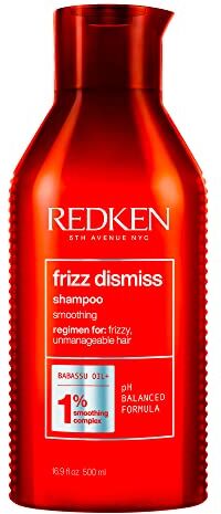 Redken Frizz Dismiss Shampoo Professionale   Capelli da Normali a Crespi   Deterge delicatamente e combatte il crespo donando morbidezza, nutrimento e brillantezza   500 ml