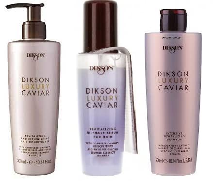 DIKSON kit  Caviar Shampoo 300 ml + condizionante 280 ml + rivitalizzante