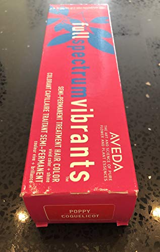 Aveda Full Spectrum Vibrants Semi-Permanent Treatment Hair Color – Poppy, 80 ml