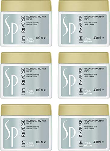 Wella SP ReVerse Maschera rigenerante per capelli, 6 x 400 ml