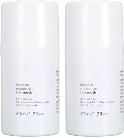 Generic Maschera Nutriente Riparatrice per Capelli Danneggiati 50 Ml X 2, Idratante, Fragranza Duratura, Ingredienti Sicuri, Facile da Usare, Prodotti Organici, Maschera per Capelli