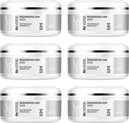 Wella SP ReVerse Maschera rigenerante per capelli, 6 x 150 ml