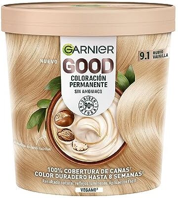 Garnier Colorazione Tintura con Le Tue Mani, Kit Completo Cocoon 9.1 Vaniglia Blonde 550