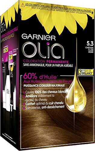 Garnier Olia Colorazione permanente all'olio senza ammoniaca, colore: castano Châtain Clair Doré