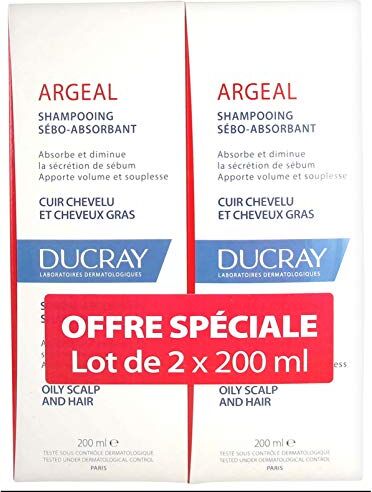 Ducray Argéal Shampoo Sebo Assorbente 2 x 200ml