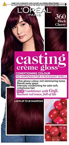 L'Oreal Paris Crema colorante per capelli Casting Crème Gloss 360 nero ciliegia