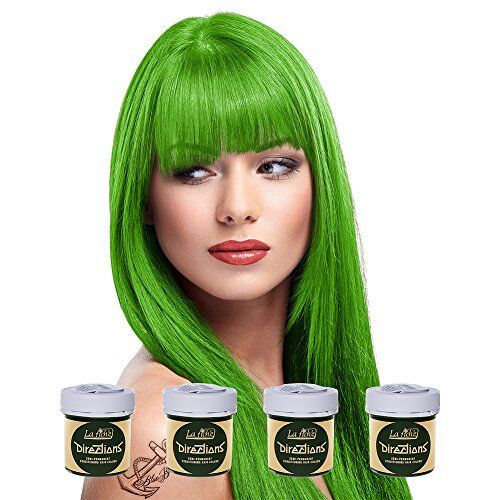 La Riche 8 x  Directions Semi-Permanent Hair Color 88ml Tubs SPRING GREEN