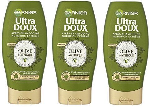 Garnier ultra morbida mitico Olive Dry Hair Conditioner 3 Pack