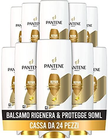 Pantene Pro-V Rigenera e Protegge Balsamo Capelli, Ripara I Segni Dei Danni, 24 x 90ml