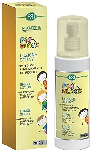 ESI Rigenforte Pidblock Lozione Spray Pidocchi Capelli 100 ml Preventiva Lice