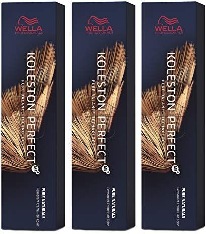 Wella Koleston Perfect Me+ KP DEEP BROWNS 4/77 Confezione da 3 pezzi, colore: Marrone scuro intenso