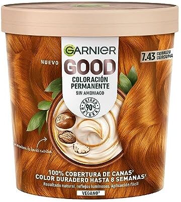 Garnier Colorazione Tintura con Le Tue Mani, Kit Completo Cocoon 7.43 Tumeric Copper 550