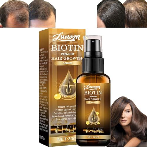 Generic Biancat Biotin Siero per la crescita dei capelli, Biotina Spray per la crescita dei capelli, Biotin Hair Growth Spray per accelerare la crescita dei capelli, lozione biotina, anti-perdita e