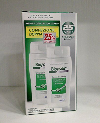 N.2 BIOSCALIN SHAMPOO SINCRONOBIOGENINA FORTIFICANTE RIVITALIZZANTE da 200 ml