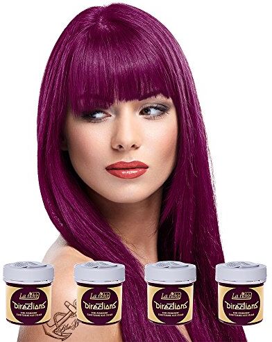 La Riche Directions Semi Permanent Dark Tulip Hair Colour Dye x 4