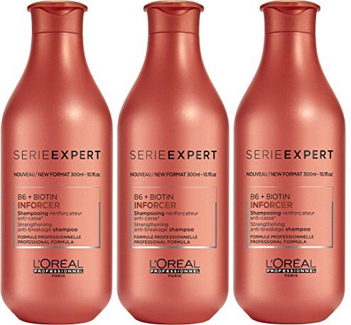 L'ORÉAL Loreal 3 pezzi Loreal Serie Expert inforcer Shampoo 300 ML