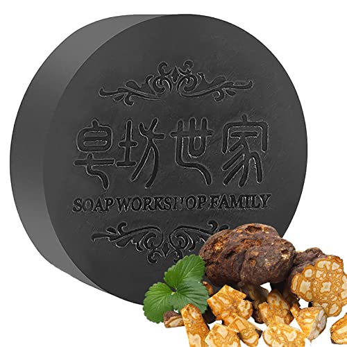 Pomurom Shampoo Bar per la crescita dei capelli da uomo e donna, multiflorum Hair Regrowth Shampoo Bar, sapone solido per prevenire la caduta dei capelli, pulizia del cuoio capelluto, riparazione